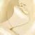 Eilieck 316l aço inoxidável coração amor colar pulseiras brincos conjunto banhado a ouro 18k - loja online
