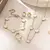 Colar feminino de flor de trevo de cinco folhas de aço inoxidável, pulseira feminina - comprar online