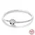 Imagem do Pulseira de prata 925 original 17-20cm estrela lua sol trevo de quatro folhas