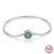 Pulseira de prata 925 original 17-20cm estrela lua sol trevo de quatro folhas - DiverSatil