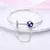 Pulseira de prata 925 original 17-20cm estrela lua sol trevo de quatro folhas