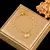 Eilieck 316l aço inoxidável coração amor colar pulseiras brincos conjunto banhado a ouro 18k