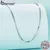 Bamoer clássico básico corrente 100% 925 prata esterlina lagosta fecho ajustável - comprar online