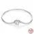 Imagem do Pulseira de prata 925 original 17-20cm estrela lua sol trevo de quatro folhas
