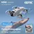 V66 mini drone com câmera 4k hd wifi fpv drone evitar obstáculos bolso helicóptero na internet