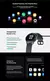 Smartwatch Novo zeblaze btalk 3 gps 1.43 "tela amoled alças duplas