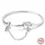 Pulseira de prata 925 original 17-20cm estrela lua sol trevo de quatro folhas