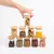 Potes de Mantimentos Quad 200ml C/Tampa Bambu - 10 Pçs Oikos - DiverSatil