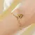 Eilieck 316l aço inoxidável coração amor colar pulseiras brincos conjunto banhado a ouro 18k