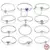 Pulseira de prata 925 original 17-20cm estrela lua sol trevo de quatro folhas