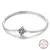 Pulseira de prata 925 original 17-20cm estrela lua sol trevo de quatro folhas na internet
