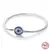 Pulseira de prata 925 original 17-20cm estrela lua sol trevo de quatro folhas - loja online