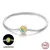Pulseira de prata 925 original 17-20cm estrela lua sol trevo de quatro folhas - DiverSatil