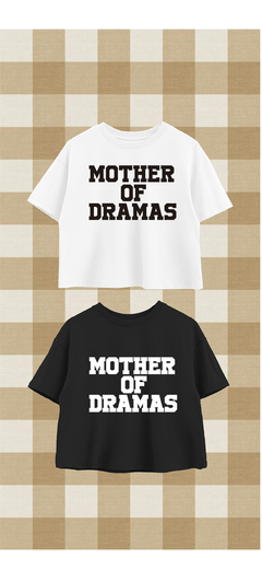 REMERA MOTHER OF DRAMA NEGRO en internet