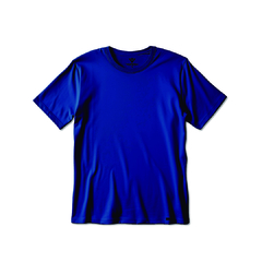 REMERA BASICA ALGODON AZUL