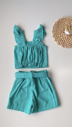 Conjunto Hello Verde Água - comprar online