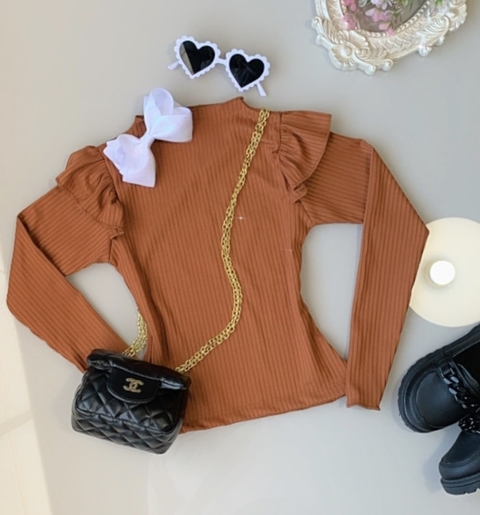 Blusa Marrom Duda
