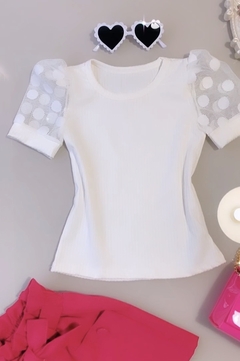 Blusa Tule Bege - comprar online