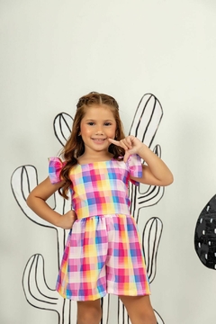 Macaquinho Xadrez Color na internet