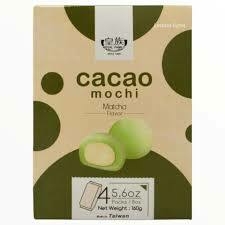 Cacao mochi matcha