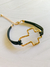 Pulsera con cruz y gamuza