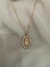 Collar Virgen de Guadalupe óvalo