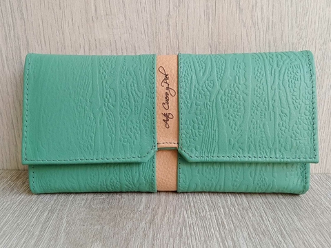 Billetera Larga Martina 694 - 2 VERDE MENTA - comprar en línea