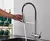 Torneira de cozinha filtrada Gourmet Shinesia, Água potável pura torneira, Purificador de água duplo, Preto - Construção Barata