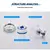 Filtro de água para torneira de cozinha 360 ° Filtro de pia pressurizado torneira de pia filtro de água universal arejador acessórios do banheiro na internet