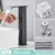 Imagem do Rozin-Smart Sensor torneira da bacia do banheiro, torneira misturadora de sentido automático Touchless, cachoeira, lavatório de água quente e fria, preto