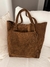 Tote Gamuza Chocolate - comprar online