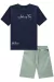 CAMISETA MC E BERMUDA MARINHO - comprar online