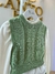 BLUSA ML E SAIA E COLETE VERDE - loja online