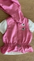 MC - CJ3 PCS SHORT METALIZADO E COLETE CHICLETES COM BLUSA CANELADA ROSA na internet