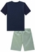 CAMISETA MC E BERMUDA MARINHO - Encanto Boutique Infantil