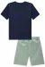 CAMISETA MC E BERMUDA MARINHO - Encanto Boutique Infantil