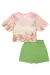 BLUSA BOXY MC E SHORT SAIA LARANJA CLARO - loja online
