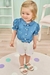 CAMISA MC E SHORT AZUL - comprar online
