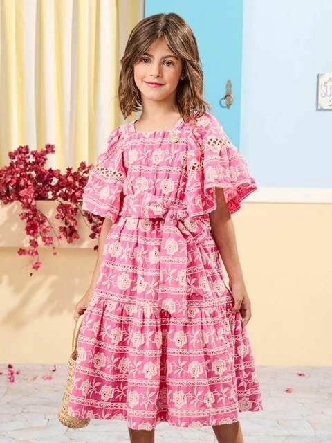 VESTIDO 10 ROSA NEON FORTE