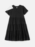 VESTIDO COM LACO 10 PRETO - Encanto Boutique Infantil