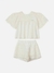 CJ BLUSA P5311 SHORT P5314 10 OFF WHITE - Encanto Boutique Infantil