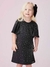 VESTIDO MC COM STRASS 12 PRETO - comprar online