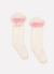 MEIA TRICOT BABADOS TULE BARBIE / OFF WHITE / M - comprar online