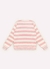 Imagem do BLUSA TRICOT LISTRADA CORAÇÃO BARBIE CRISTAL / OFF WHITE / 8