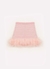SAIA SHORT TRICOT XADREZ SILHUETTE BARBIE FRUFRU TULE BARRA / SUGAR ROSE / 8 na internet