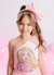 BLUSA RIB UM OMBRO SÓ BARBIE LAÇO TULE / ROSA GELADO / 8 - comprar online