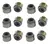 JOGO RETENTORES VALVULAS E COMANDOS CHERY NEW QQ12V 3CC 14 PEÇAS - comprar online