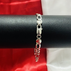Pulseira 3x1 6mm 22cm - Prata 925 - comprar online