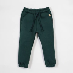 Jogger con friza verde Coll