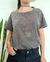Remera Ada negro lavado